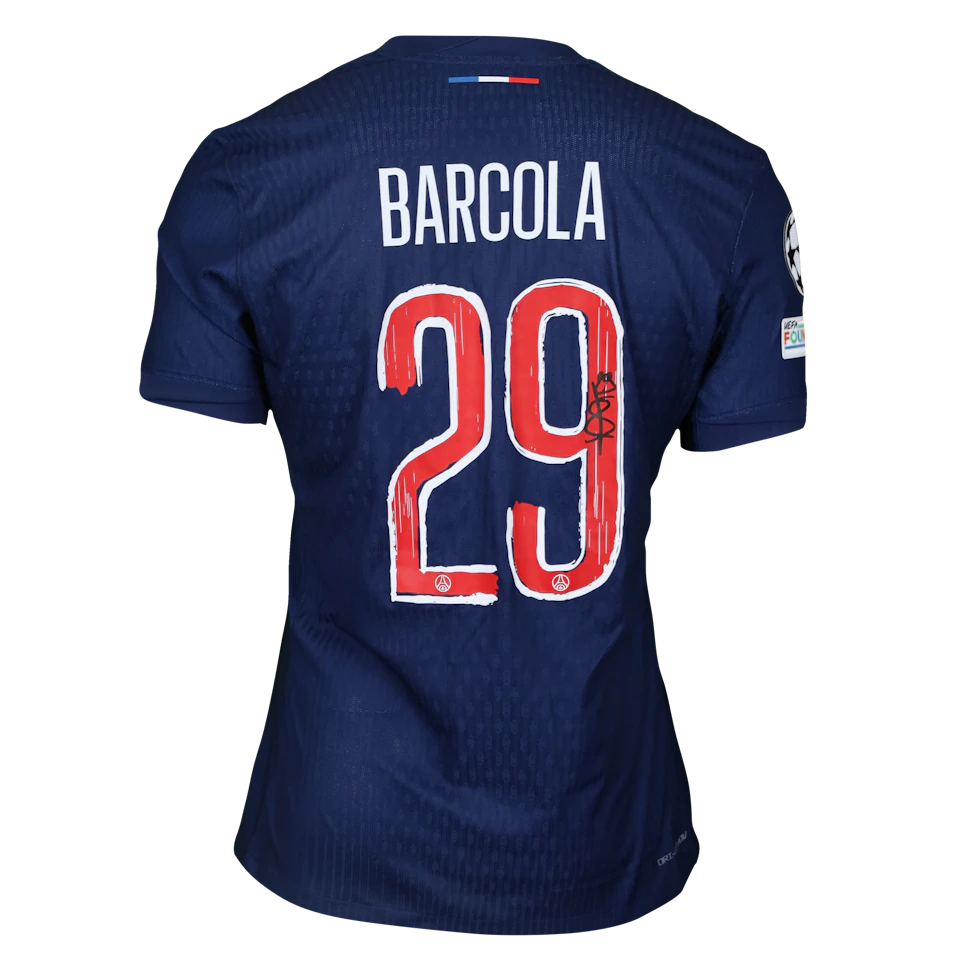 Shirt van Bradley Barcola Paris Saint-Germain
