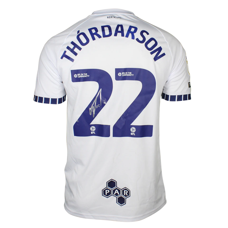 Preston North End-Trikot von Stefán Teitur Þórðarson