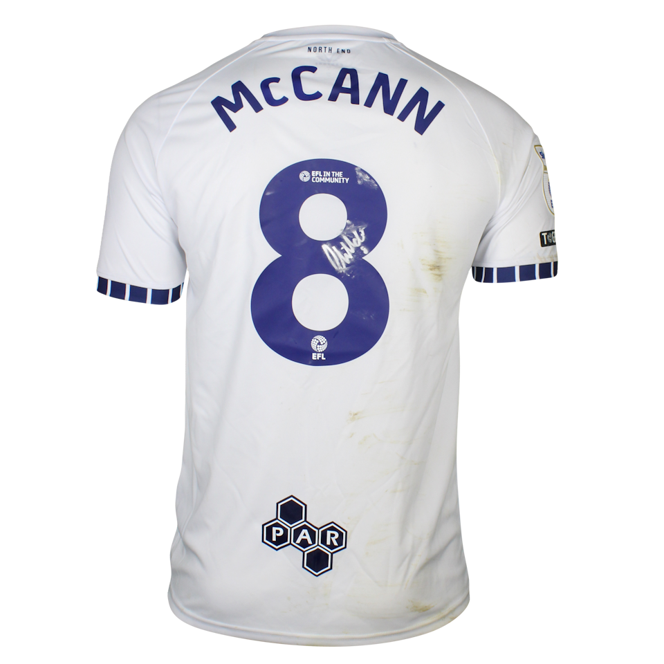 Alistair McCann Preston North End jersey
