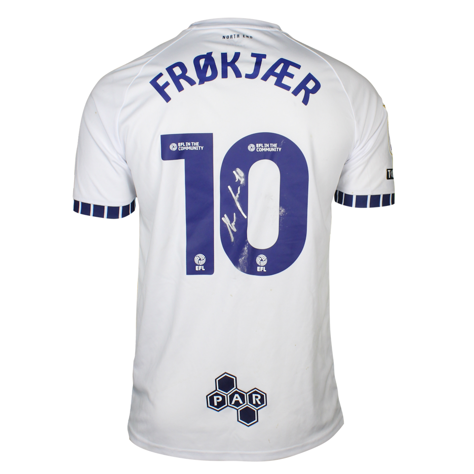 Mads Frokjaer-Jensen Preston North End shirt