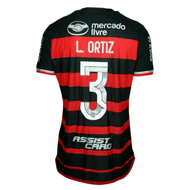 Leonardo Rech Ortiz Flamengo shirt