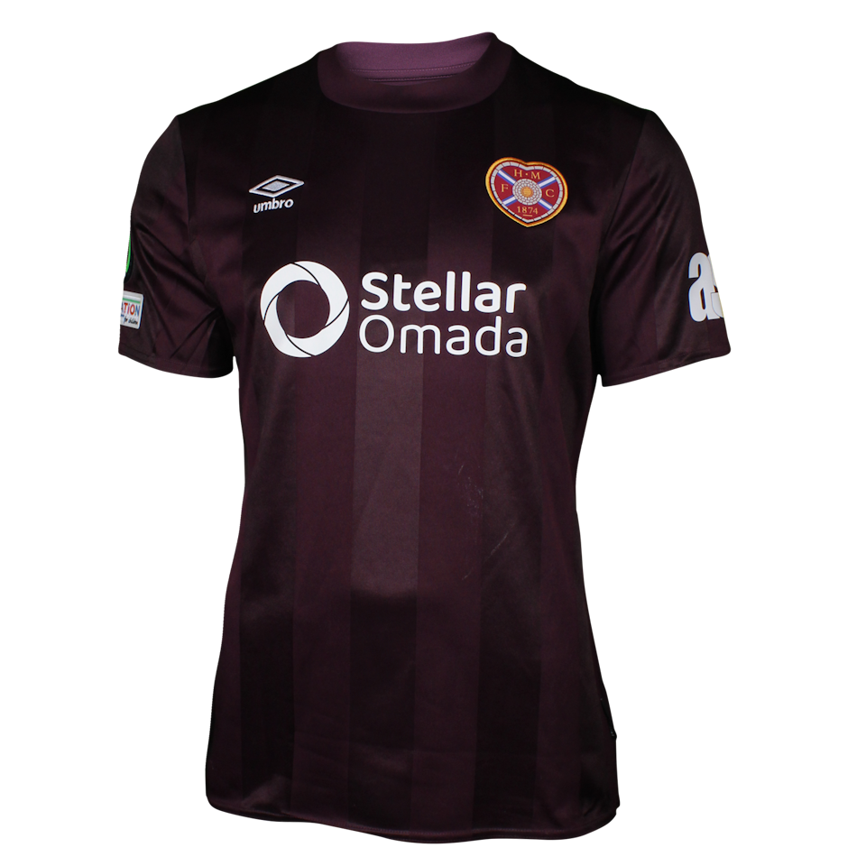 Frankie Kent Heart of Midlothian shirt