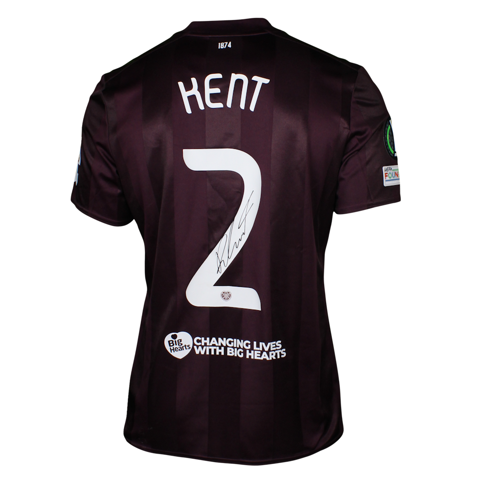 Frankie Kent Heart of Midlothian shirt