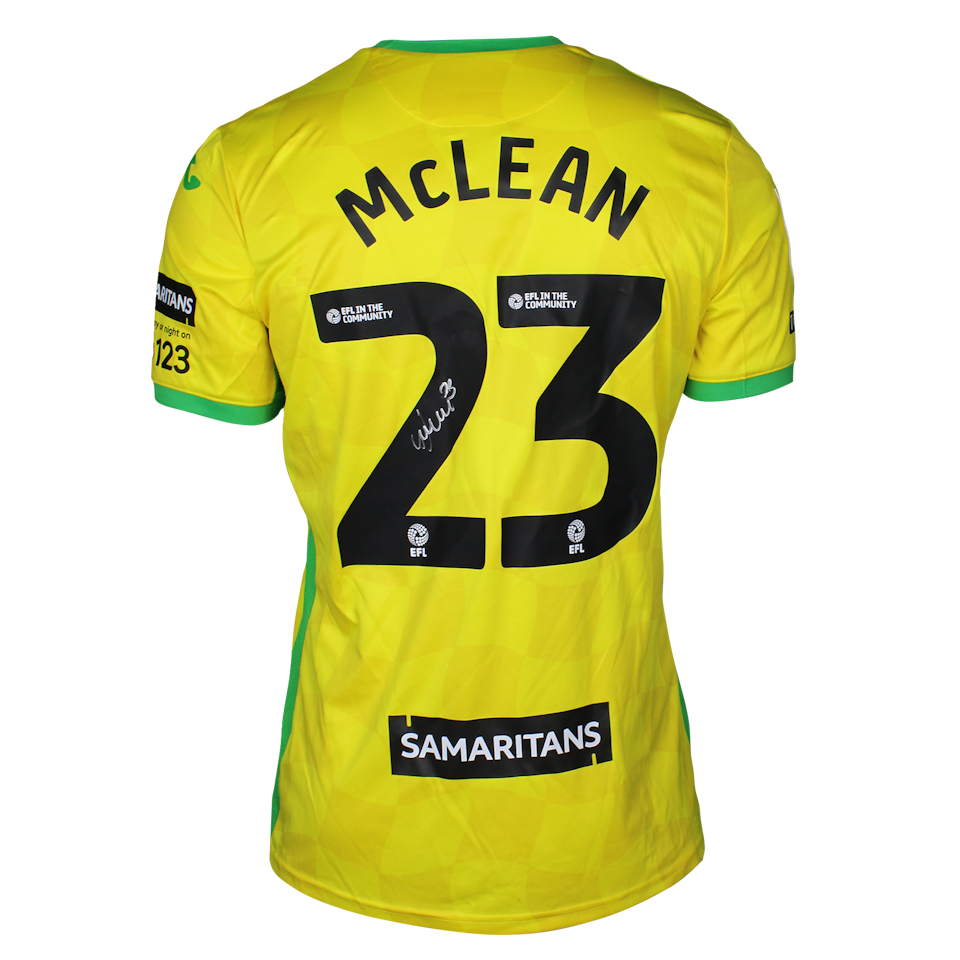 Kenny McLean Norwich City のシャツ