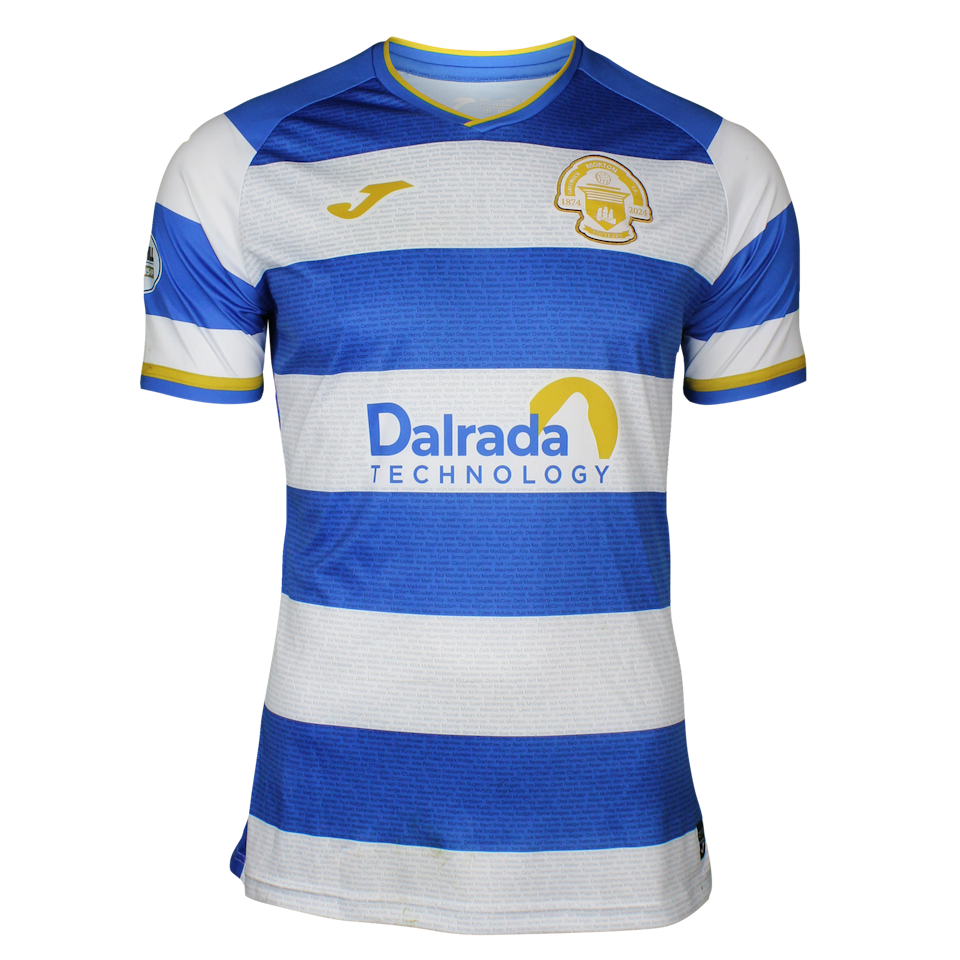 Cameron Ballantyne Greenock Morton shirt