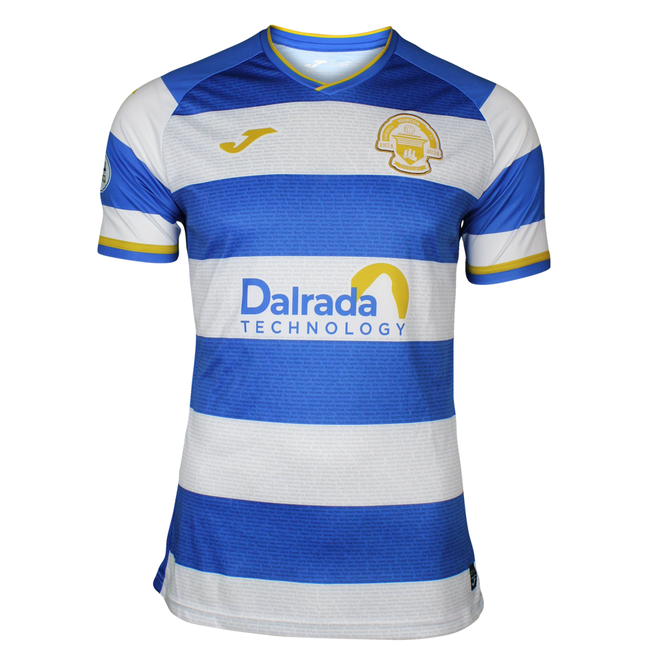 Zak Delaney Greenock Morton shirt