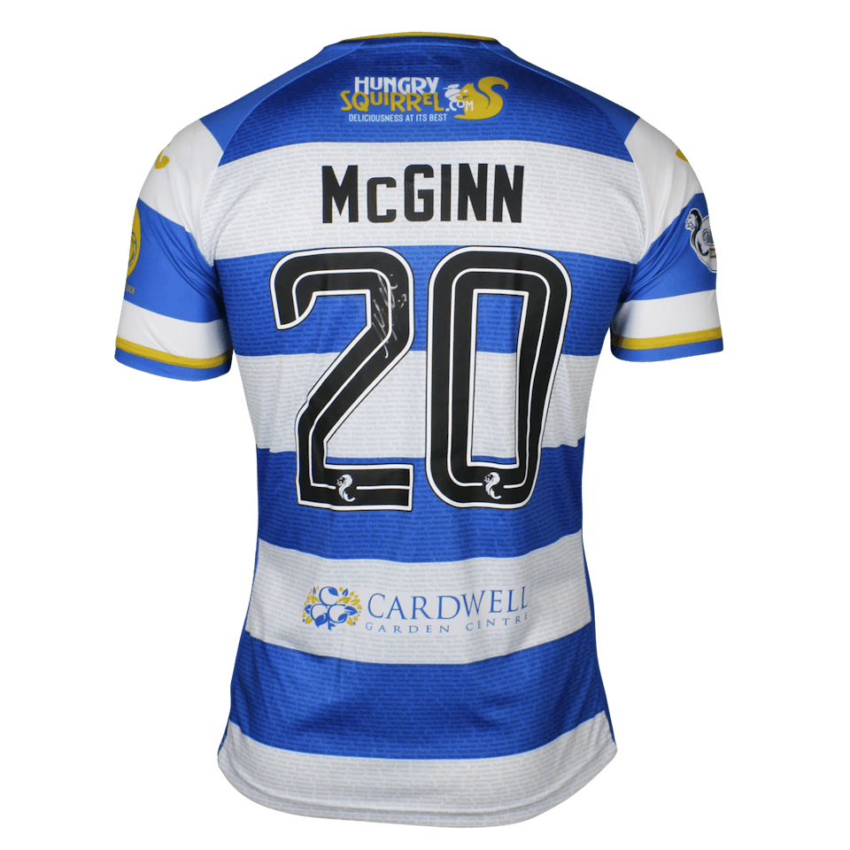 Niall McGinn Greenock Morton shirt