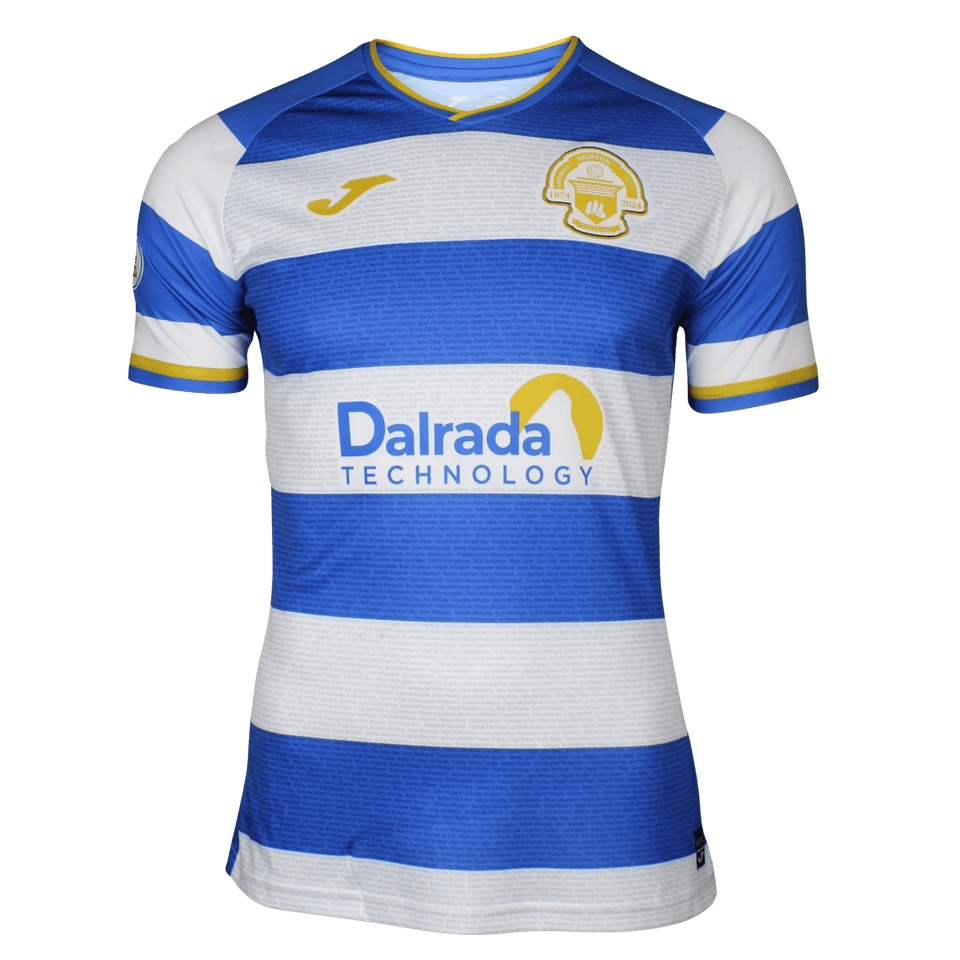 Niall McGinn Greenock Morton shirt