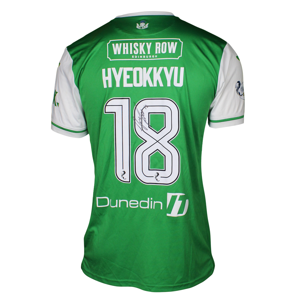 Hyeok-kyu Kwon 권혁규 Hibernian shirt
