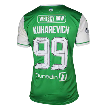 Hibernian 팀의 Mykola Kukharevych 셔츠