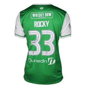 Rocky Bushiri Hibernian shirt