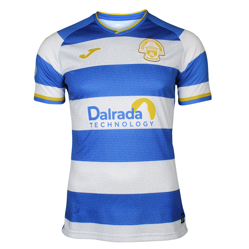 Logan O'Boy Greenock Morton shirt