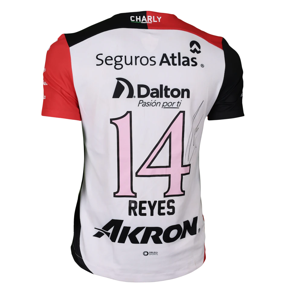 来自Atlas FC的Luis Ricardo Reyes Moreno球衣