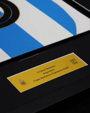 Romero Signed - Copa América Champion Front