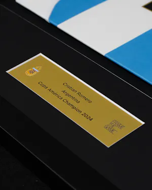 Romero Signed - Copa América Champion Back