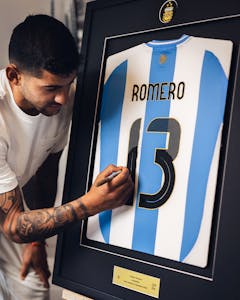 Romero Signed - Copa América Champion Back