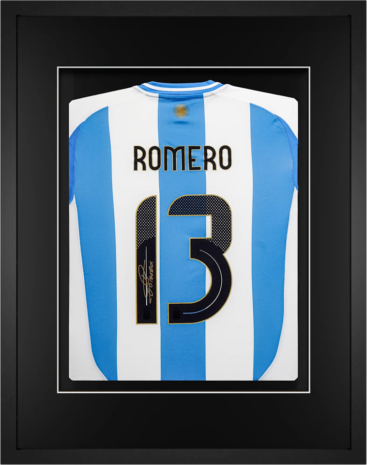 Romero Signed - Copa América Champion Back