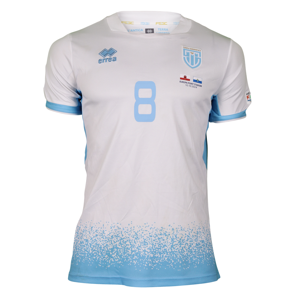 Matteo Valli Casadei San Marino shirt