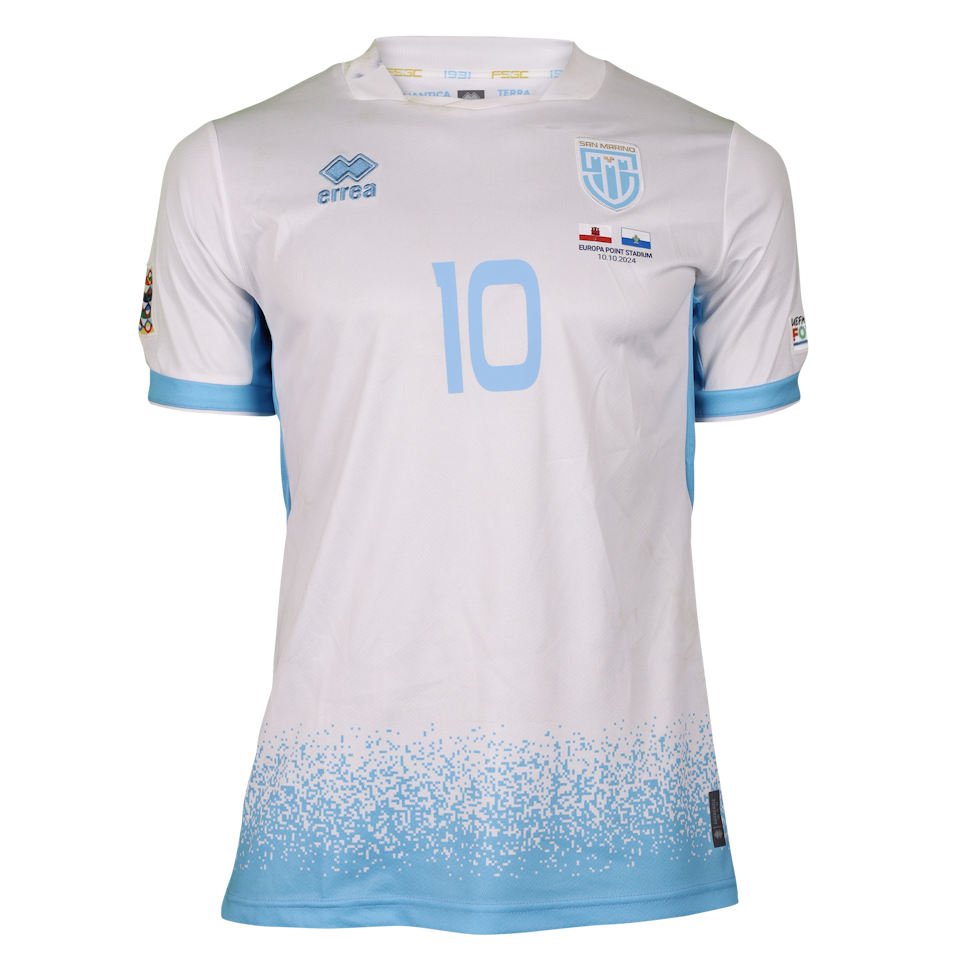 Filippo Berardi San Marino camisa.