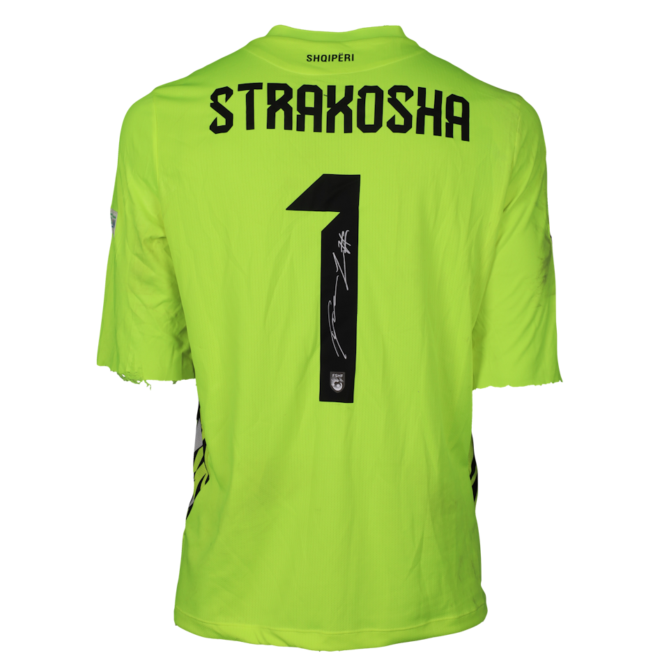 Thomas Strakosha Albania jersey