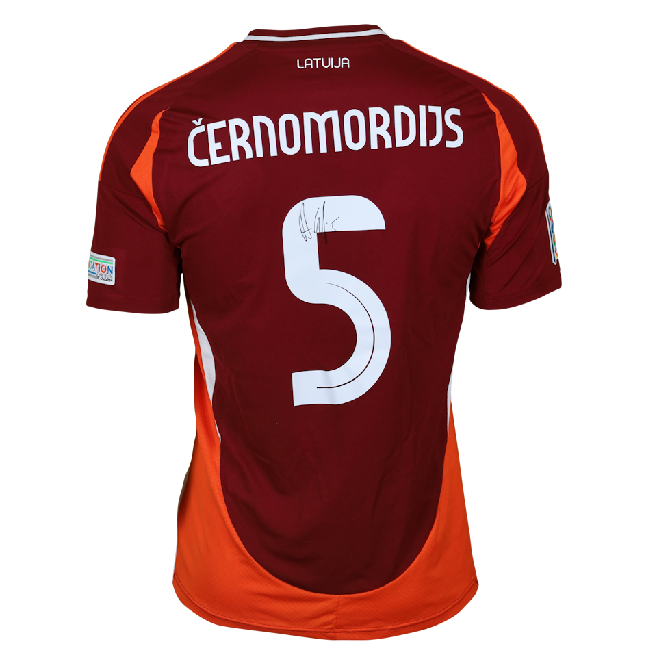 Antonijs Černomordijs Latvia jersey