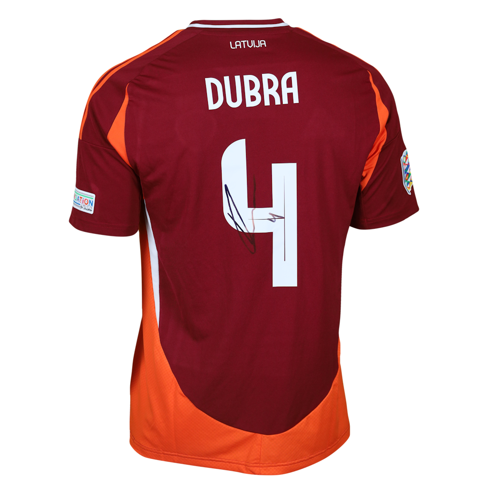 Kaspars Dubra Latvia jersey