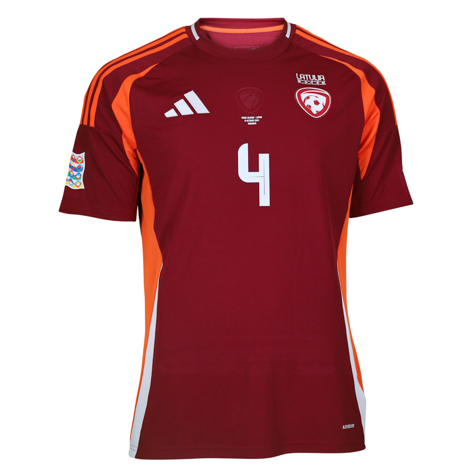 Kaspars Dubra Latvia jersey