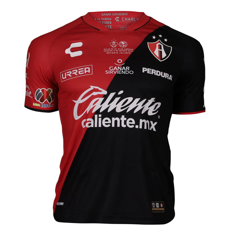 Hugo Martín Nervo Atlas FC shirt