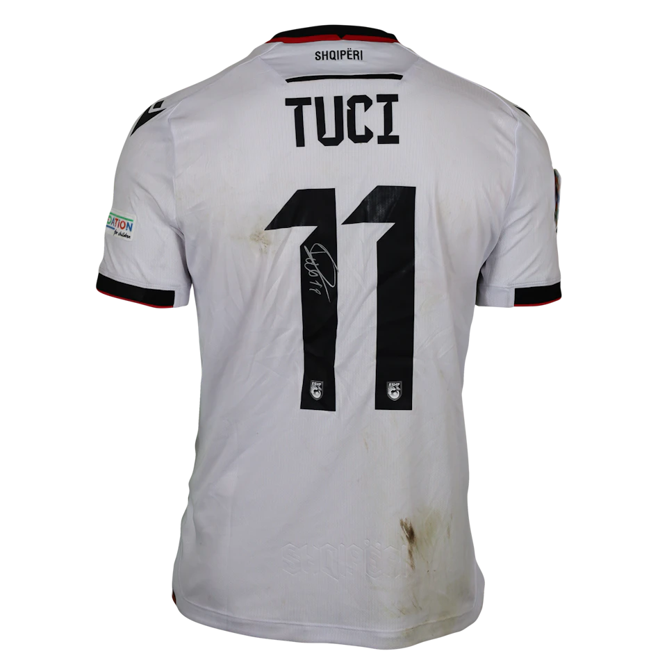 Indrit Tuci | Georgia - Albania | MatchWornShirt