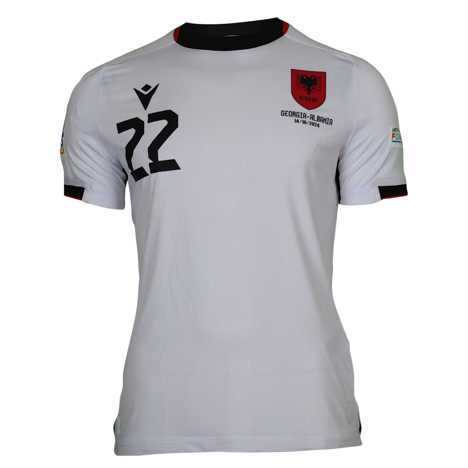 Amir Abrashi Albania shirt