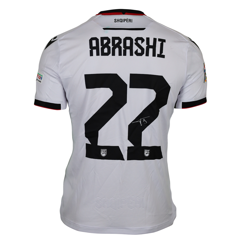 Amir Abrashi Albania shirt