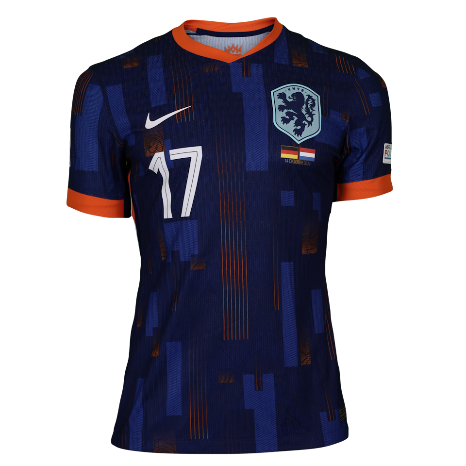 Justin Kluivert Netherlands jersey