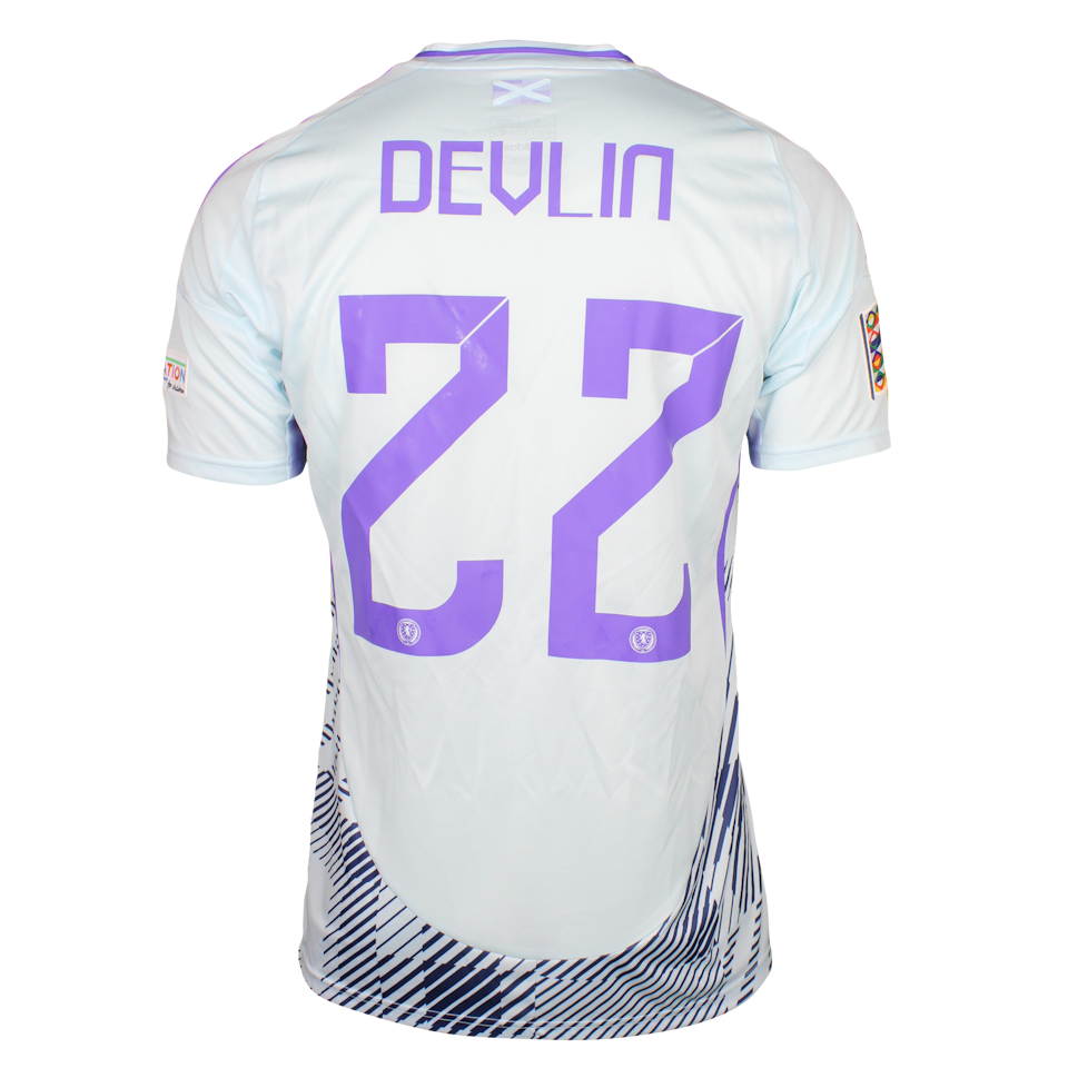Nicky Devlin Scotland shirt