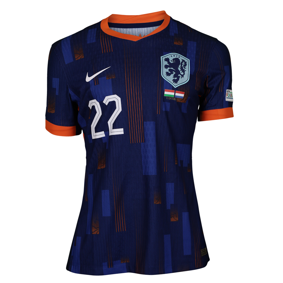 Netherlands 팀의 Denzel Dumfries 셔츠