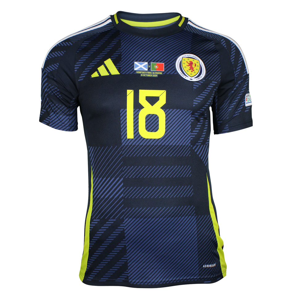 Lewis Morgan Scotland shirt