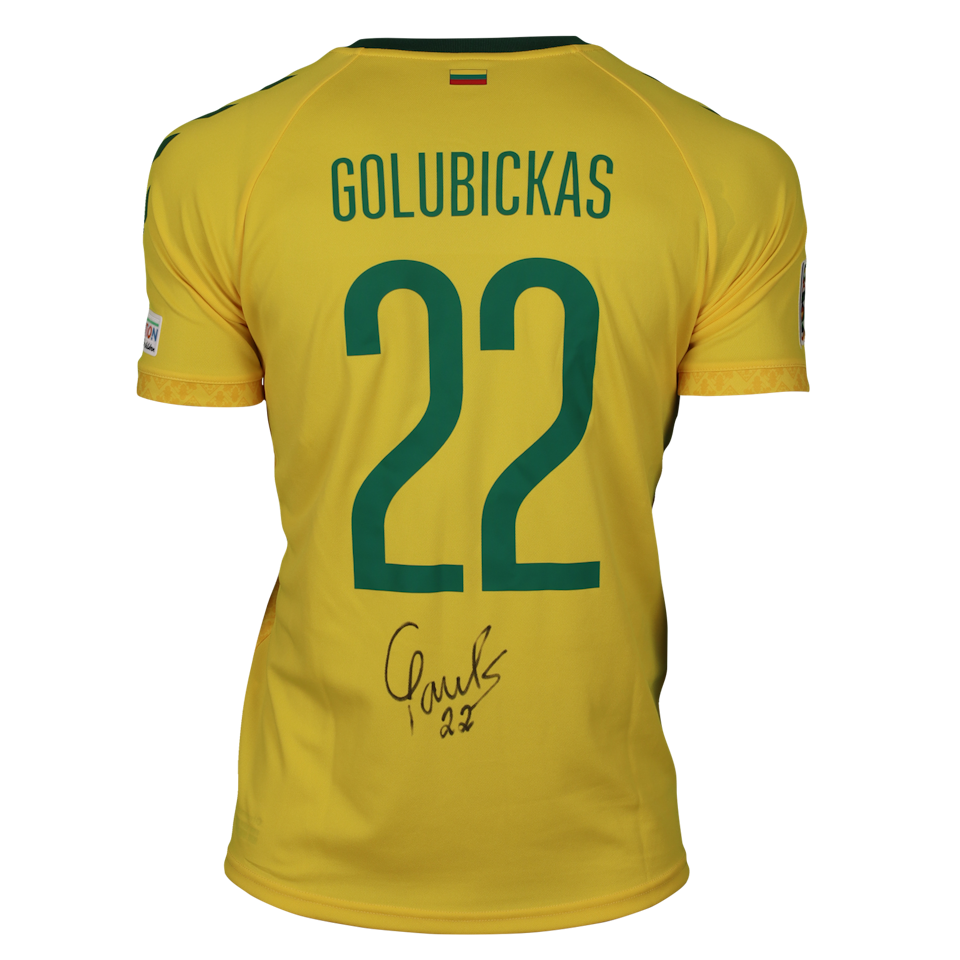 Paulius Golubickas Lithuania jersey