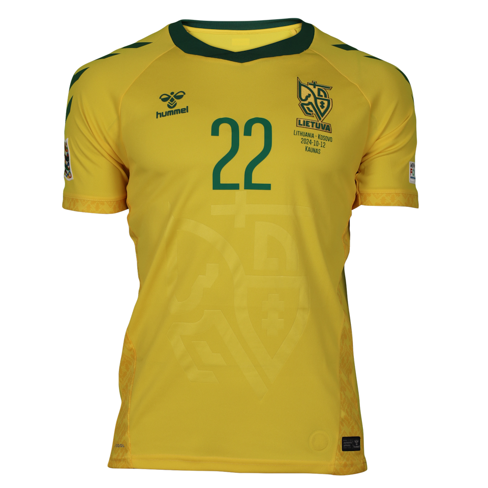 Paulius Golubickas Lithuania jersey