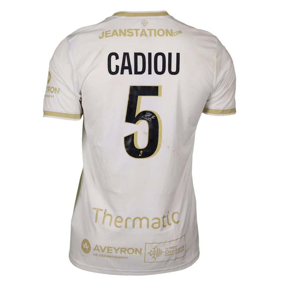 Noah Cadiou Rodez Aveyron Football shirt