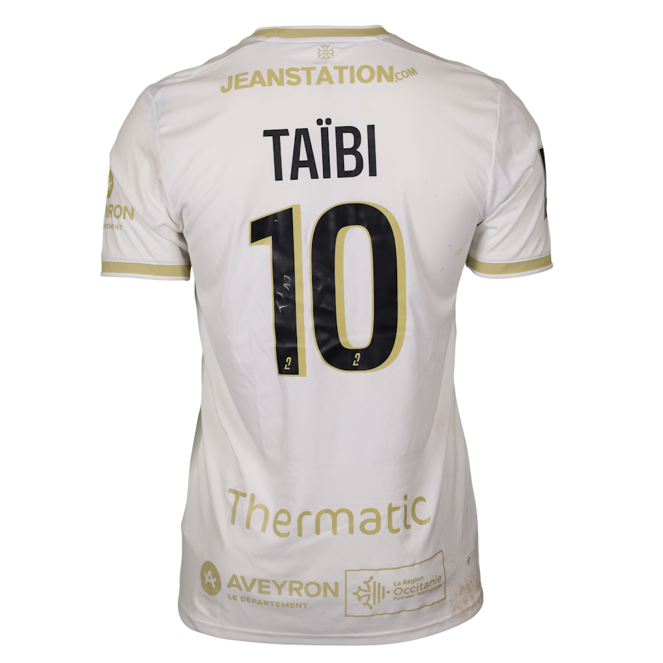 Waniss Taibi Rodez Aveyron Football shirt