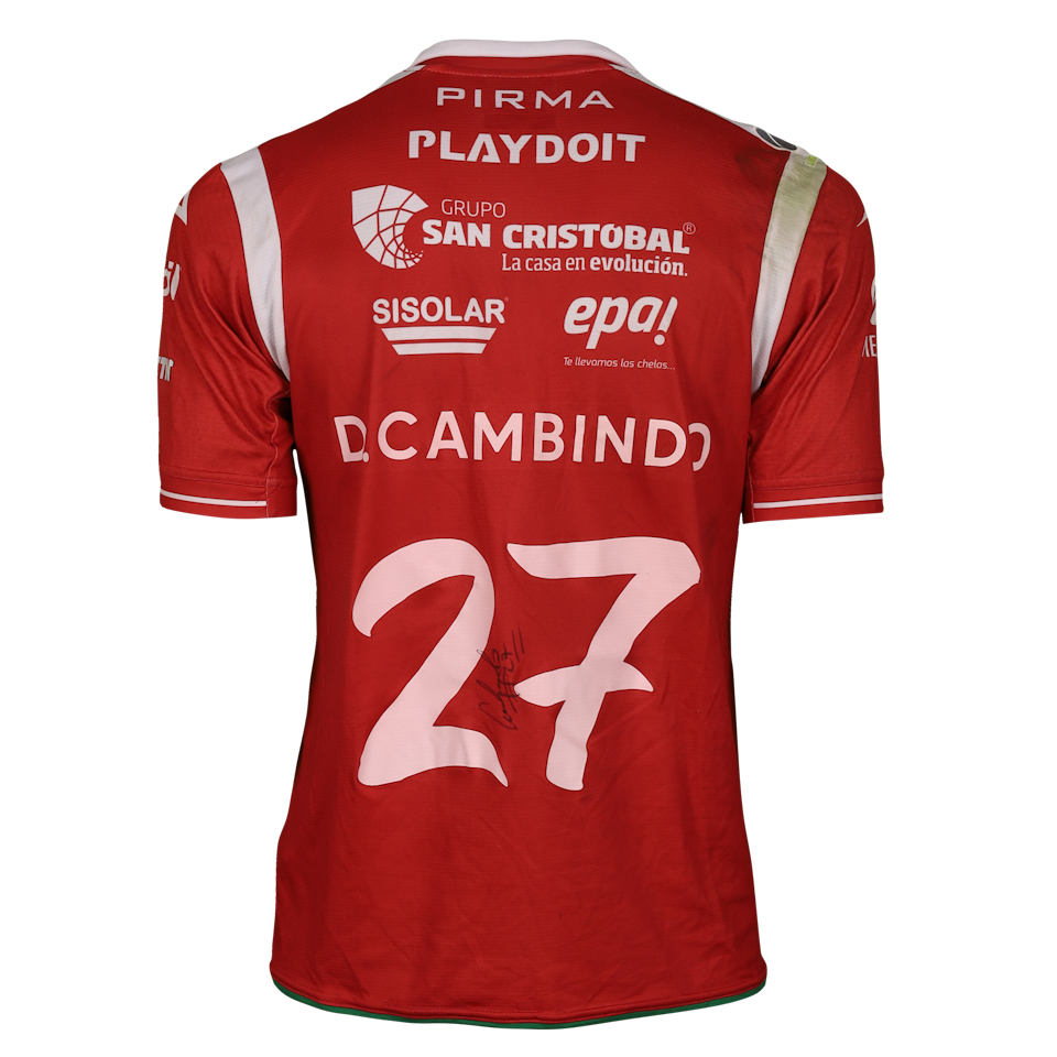 Diber Cambindo Abonia Necaxa camisa.