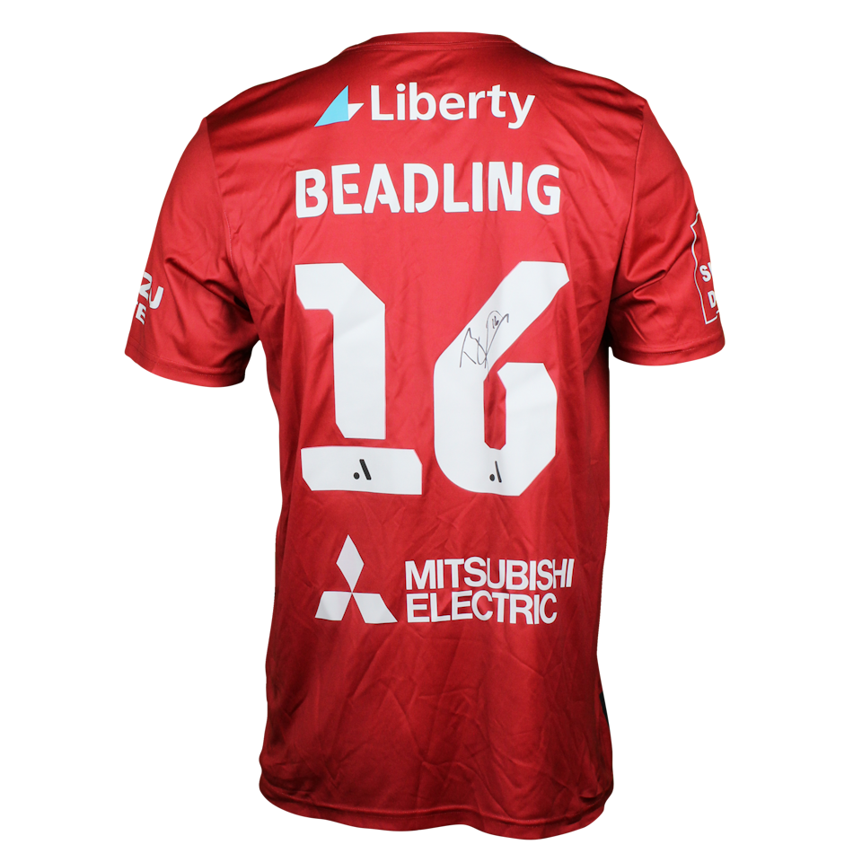 Tom Beadling Western Sydney Wanderers shirt