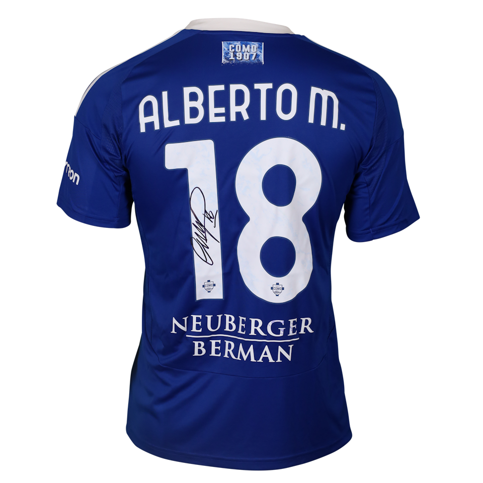 Como 1907 팀의 Alberto Moreno 셔츠