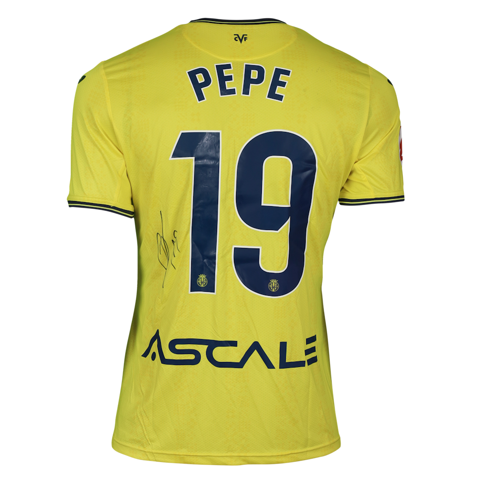 Villarreal CF 팀의 Nicolas Pépé 셔츠