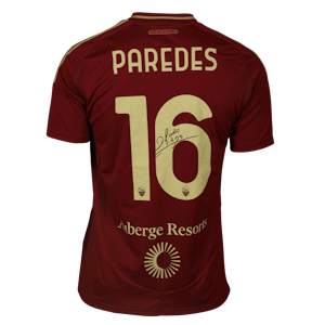 Leandro Paredes AS Roma camisa.