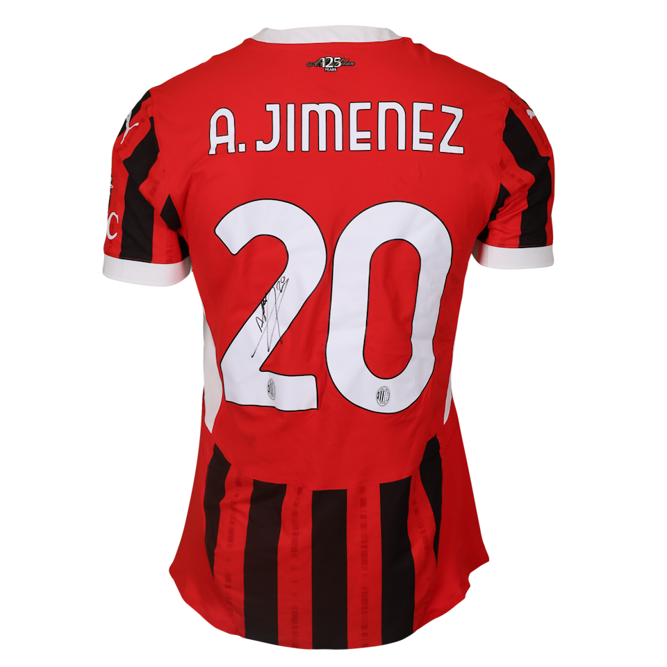 AC Milan 팀의 Alejandro Jiménez Sánchez 셔츠