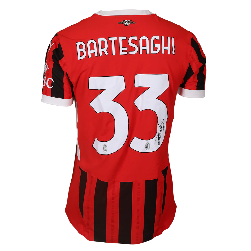 AC Milan 팀의 Davide Bartesaghi 셔츠