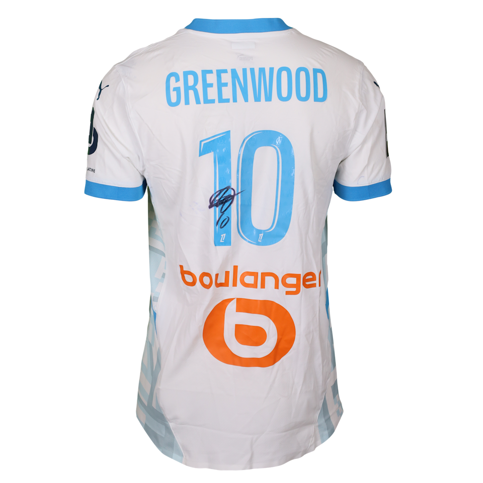 Olympique de Marseille 팀의 Mason Greenwood 셔츠