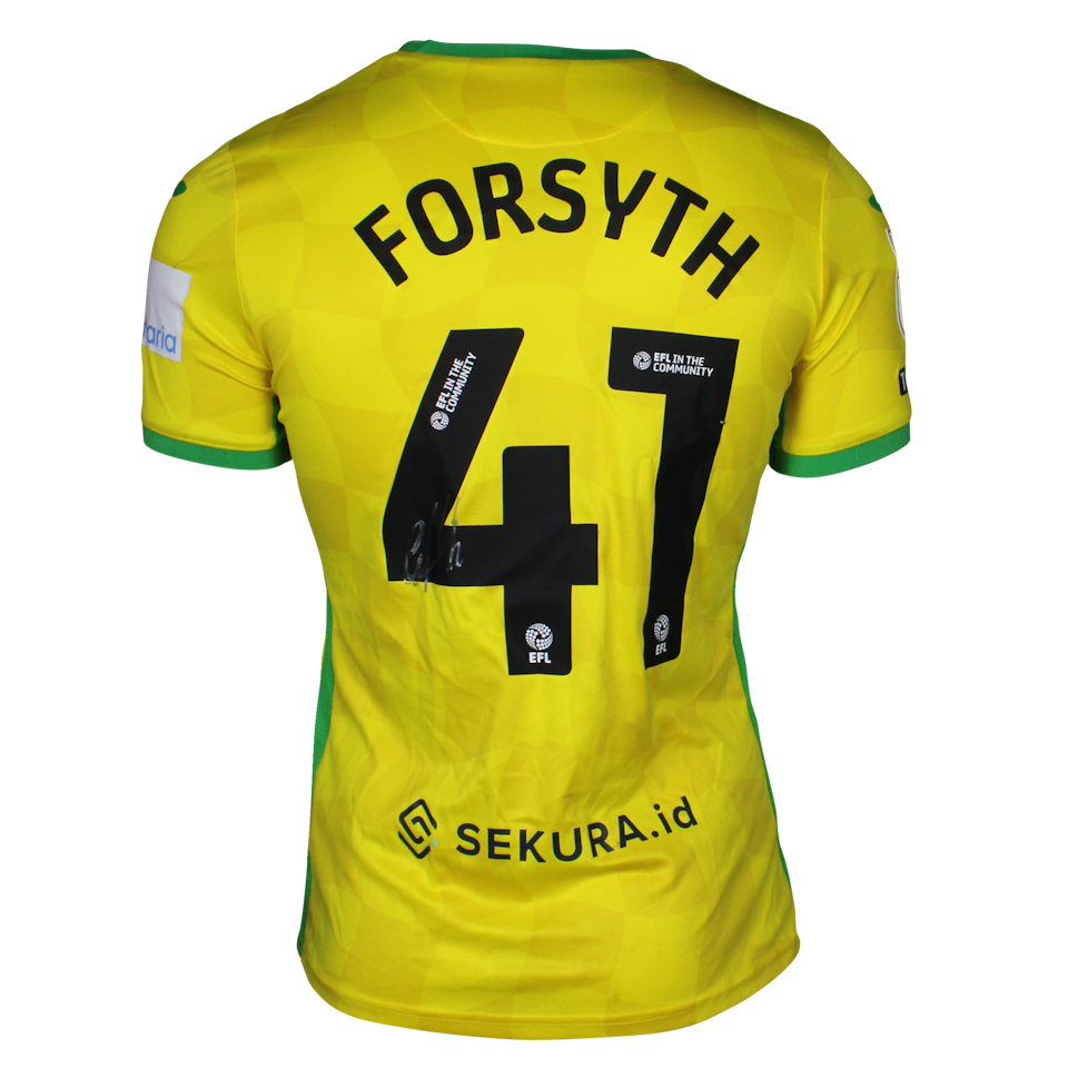 Gabriel Forsyth Norwich City shirt