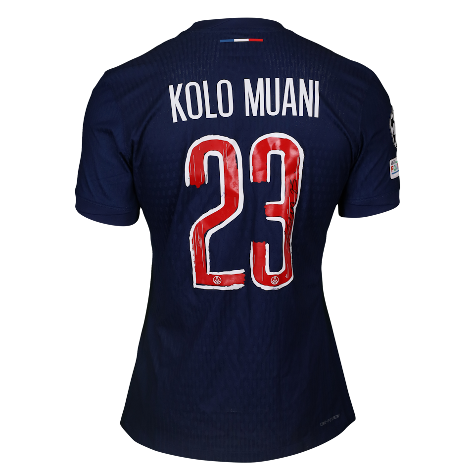 Paris Saint-Germain 팀의 Randal Kolo Muani 셔츠