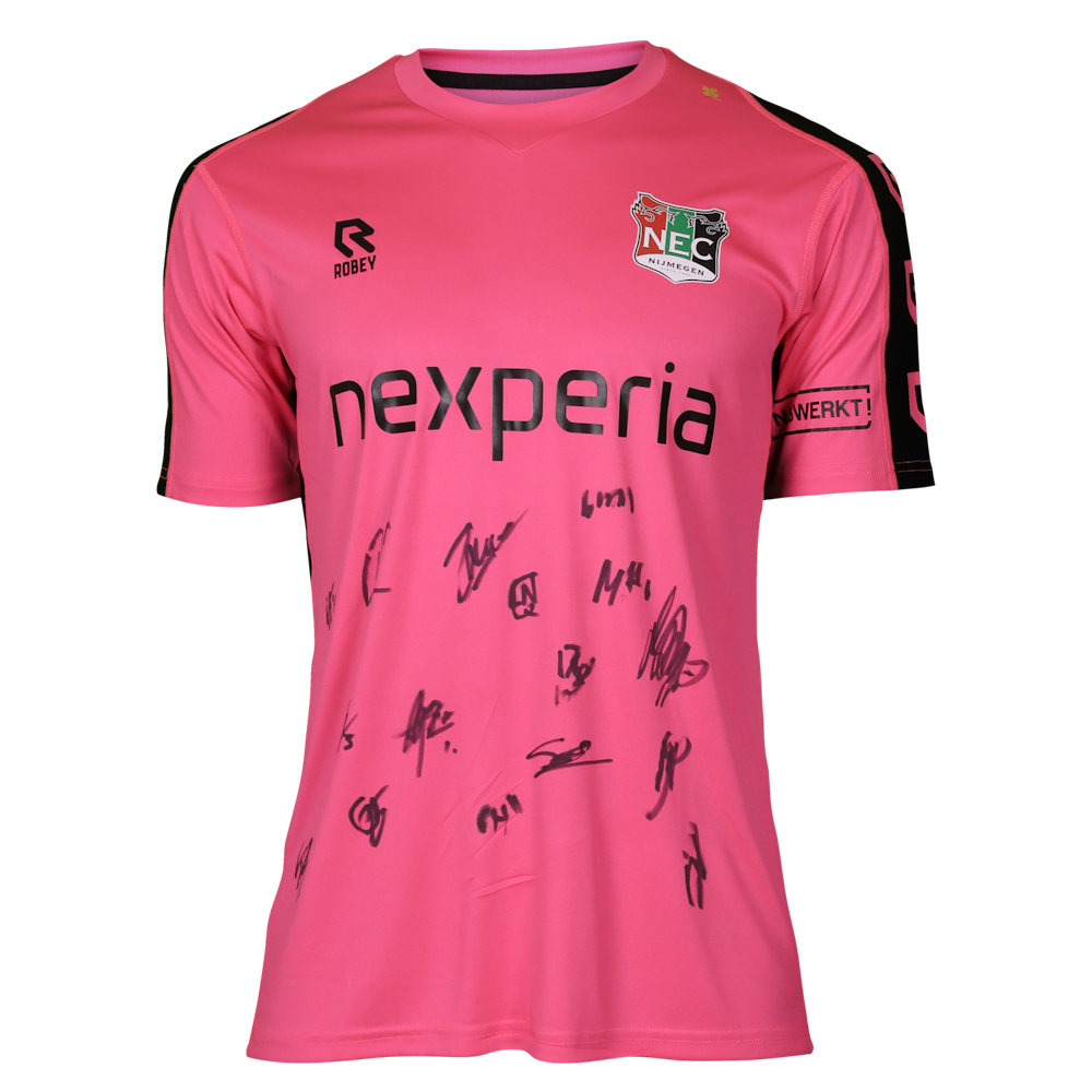 Warm up shirt -8 | NEC | MatchWornShirt